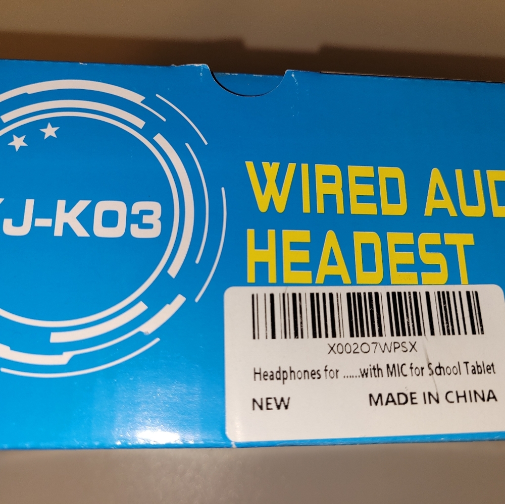 New Wired Audio Headest